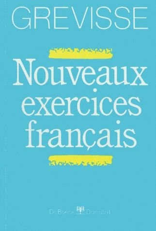 Nouveaux exercices français : livre de l'élève