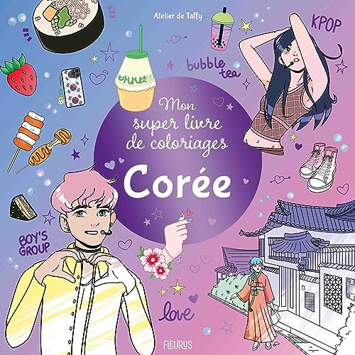 Corée : mon super livre de coloriages