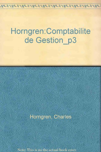 Comptabilité de gestion