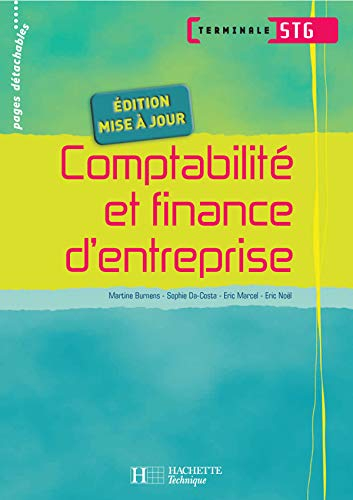 Comptabilité et finance d'entreprise, terminale STG