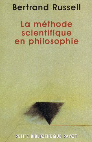 La méthode scientifique en philosophie