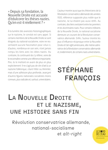 La nouvelle droite et le nazisme, une histoire sans fin : révolution conservatrice allemande, nation