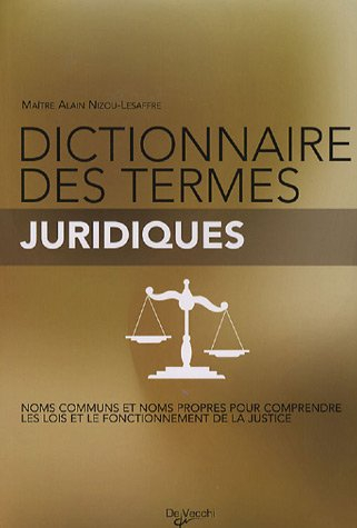 Dictionnaire des termes juridiques