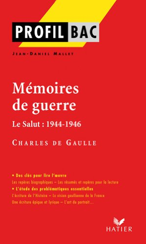 Mémoires de guerre, le salut : 1944-1946 (1959), Charles de Gaulle