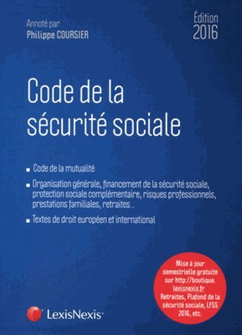 Code de la sécurité sociale 2016