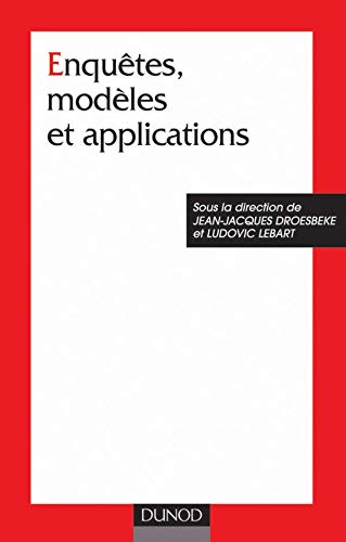 Enquêtes, modèles et applications