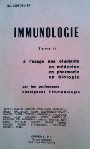 Immunologie. Vol. 2