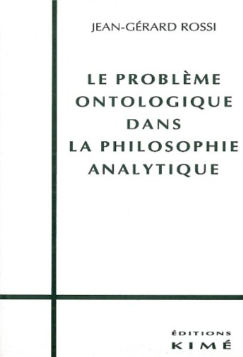 Le problème ontologique dans la philosophie analytique