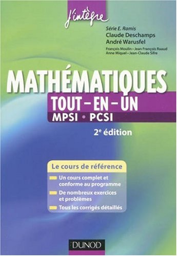 Mathématiques tout-en-un, MPSI-PCSI