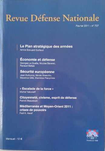 revue defense nationale fevrier 2011 n,737