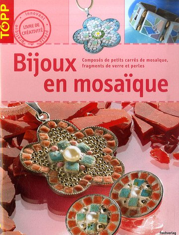 Bijoux en mosaïque : composés de petits carrés de mosaïque, fragments de verre et perles