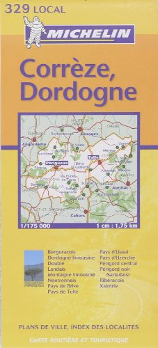 Carte routière : Corrèze - Dordogne, N° 11329