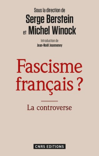 Fascisme français ? : la controverse