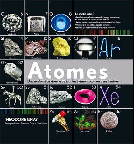 Atomes : une exploration visuelle de tous les éléments connus dans l'univers