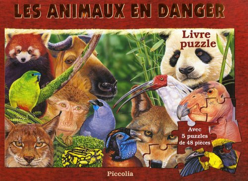 Les animaux en danger : livre puzzle