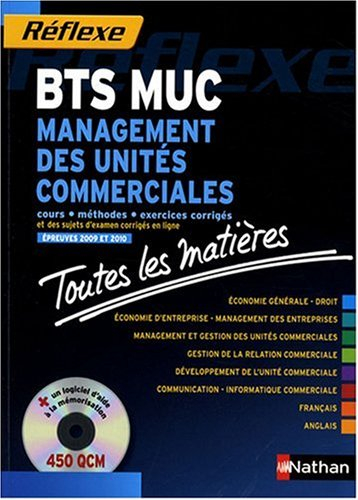Management des unités commerciales BTS : cours, méthodes, exercices corrigés