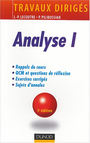 Analyse. Vol. 1