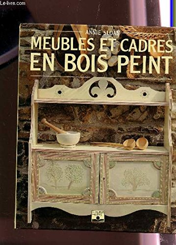 meubles et cadres en bois peint