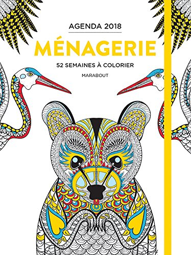 Ménagerie : coloriages : agenda 2018