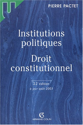 institutions politiques : droit constitutionnel