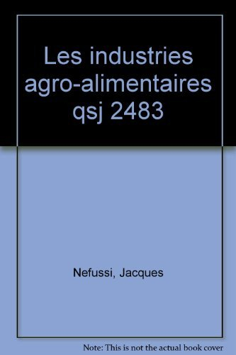 Les Industries agroalimentaires