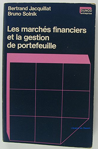 les marchés financiers et la gestion de portefeuille