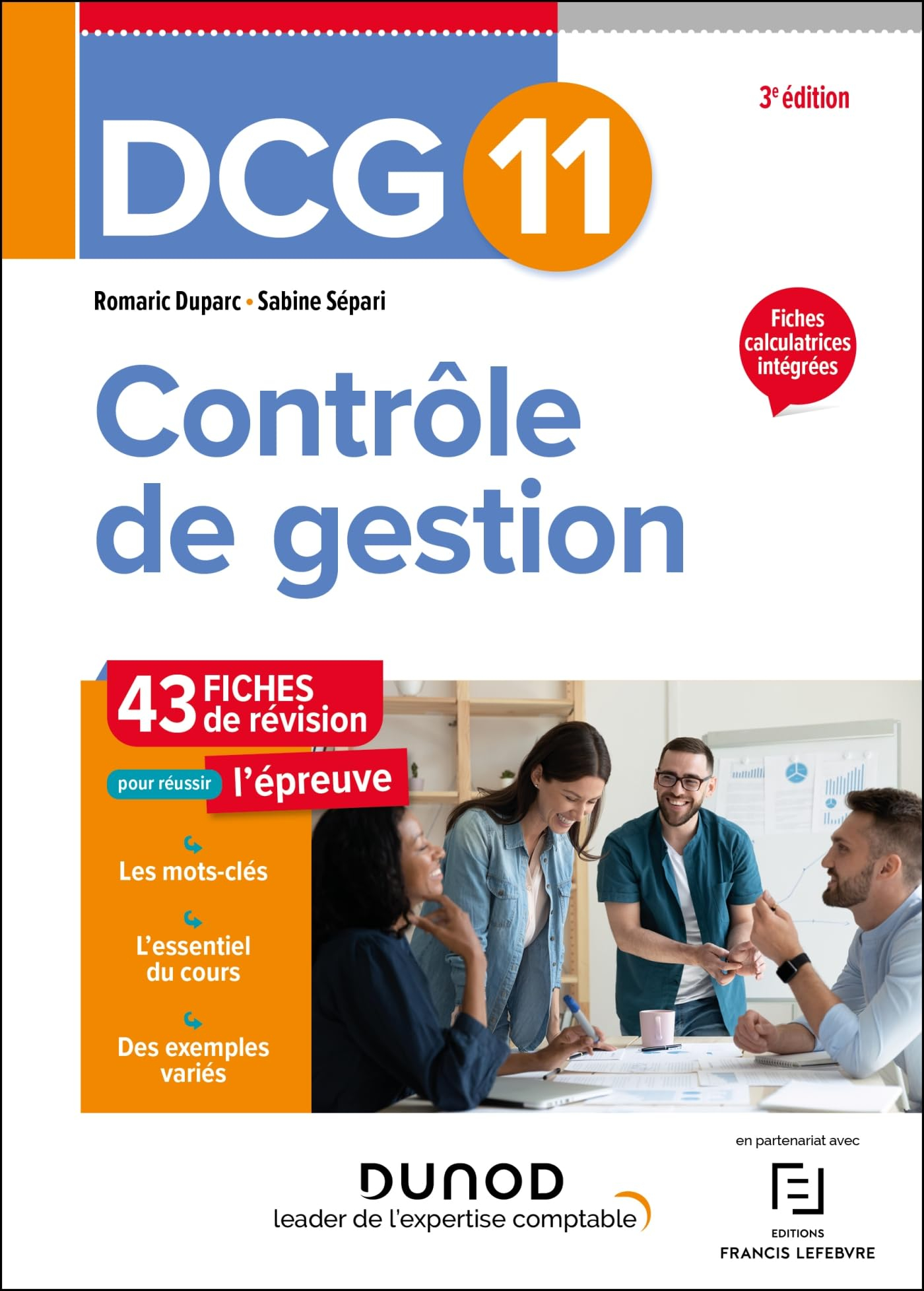 DCG 11, contrôle de gestion : 43 fiches de révision pour réussir l'épreuve
