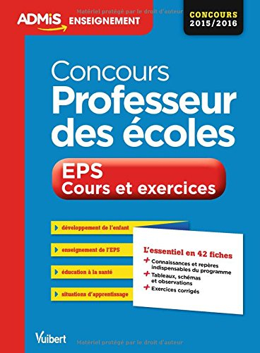 Concours professeur des écoles, épreuve orale CRPE 2015-2016 : EPS, cours et exercices : l'essentiel