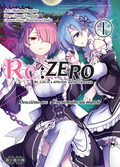 Re:Zero : Re:Life in a different world from zero : deuxième arc, une semaine au manoir. Vol. 1 - Tappei Nagatsuki, Makoto Fugetsu, Shinichirou Otsuka