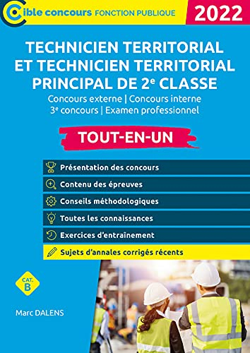 Technicien territorial et technicien territorial principal 2e classe : concours externe, concours in