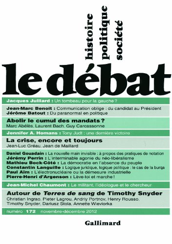 Débat (Le), n° 172