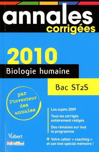 Biologie humaine et physiopathologie, série SMS : bac 2008