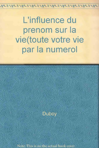 L'Influence du prénom sur la vie