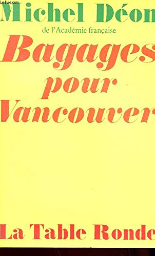 Bagages pour Vancouver