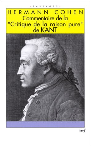 Commentaire de la Critique de la raison pure de Kant