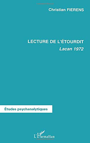 Lecture de L'étourdit : Lacan 1972