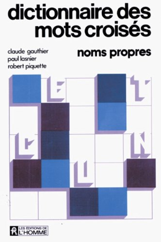 dictionnaire des mots croisés