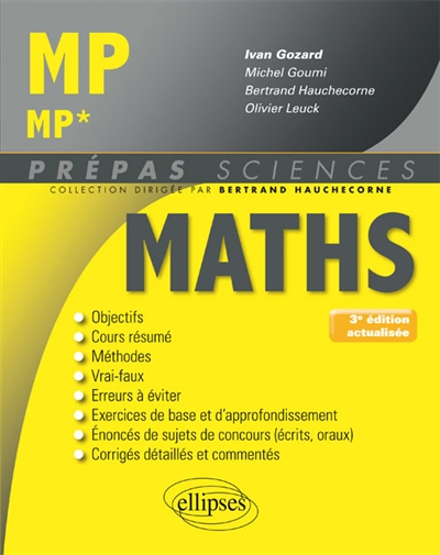 Maths MP, MP*