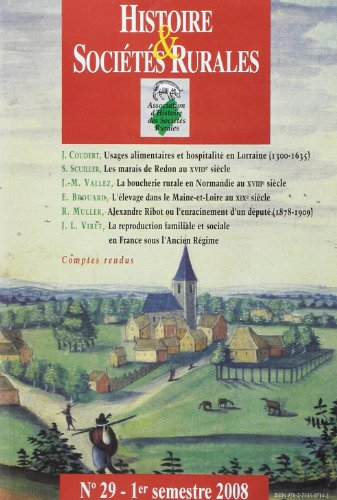 Histoire & sociétés rurales, n° 29