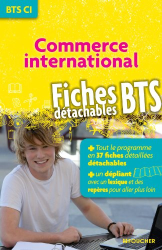 Commerce international : BTS : fiches détachables