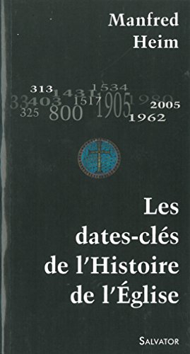 Les dates-clés de l'histoire de l'Eglise