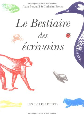 Le bestiaire des écrivains