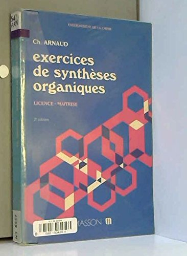 Exercices de synthèses organiques