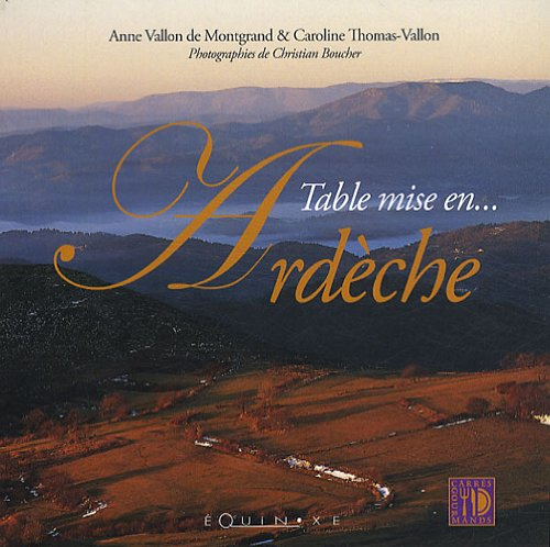 Table mise en Ardèche