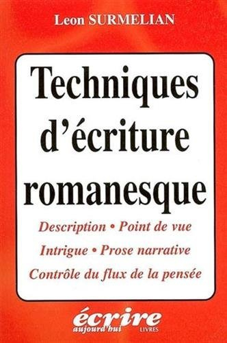 Techniques d'écriture romanesque : description, point de vue, intrigue, prose narrative, contrôle du