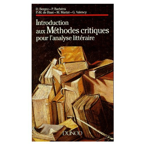 introduction aux méthodes critiques pour l'analyse littéraire