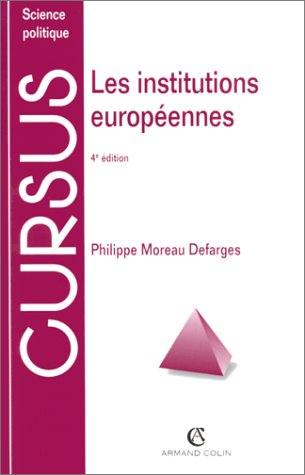 les institutions europeennes. 4ème édition