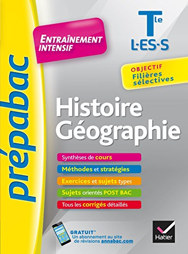 Histoire géographie, terminale L, ES, S : objectif filières sélectives