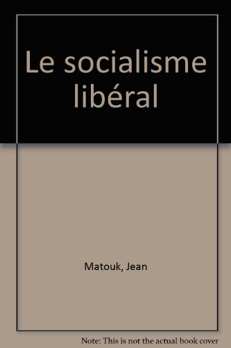 Le Socialisme libéral