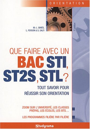 Que faire avec un bac STI, ST2S, STL ? : tout savoir pour réussir son orientation